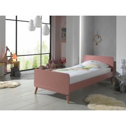 Lit Billy Rose 90×200 cm – Lit 1 personne avec sommier | Style scandinave