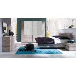 Lit 160×200 cm – Sommier inclus, sans matelas | Couchage spacieux