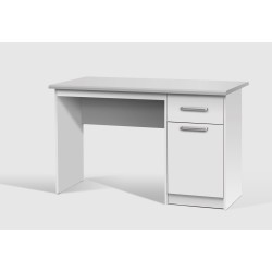 Bureau MH-6073 121 cm – décor Sonoma, 1 porte 1 tiroir (2 coloris disponibles)