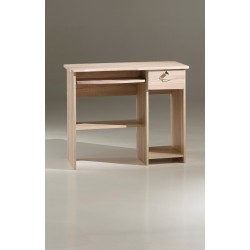 Bureau “Computermeubel 135” décor chêne, 1 tiroir | 90×48×75 cm